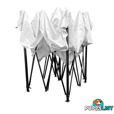 3X3 Pop Up Gazebo - White