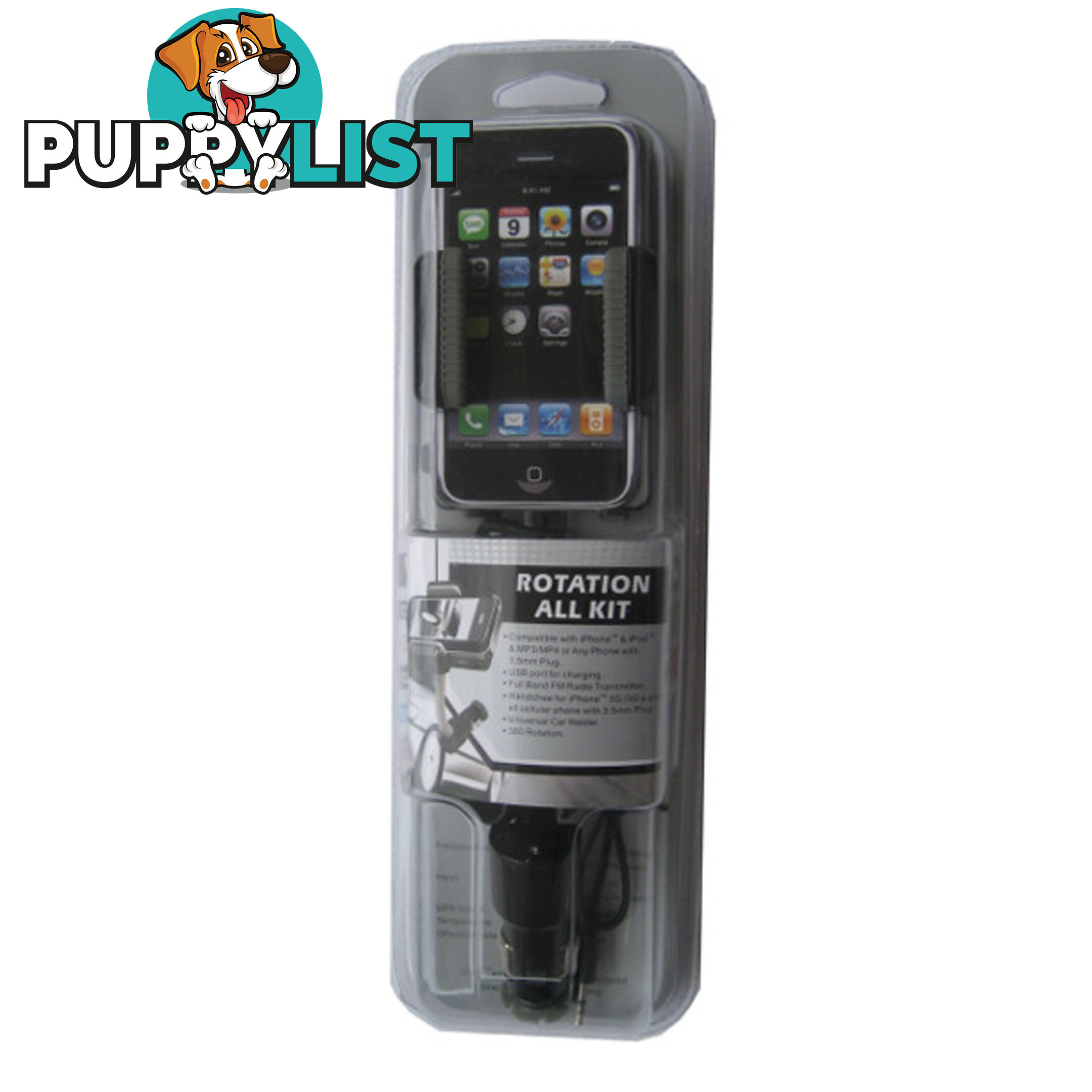 Allkit iPod/iPhone Handsfree Car Kit & FM Transmitter