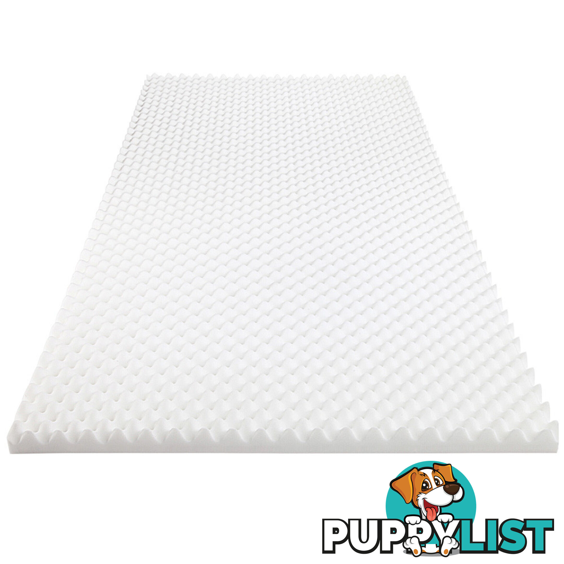 Deluxe Egg Crate Mattress Topper 5 cm Underlay Protector King Single