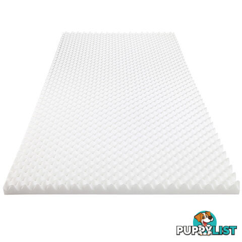 Deluxe Egg Crate Mattress Topper 5 cm Underlay Protector King Single