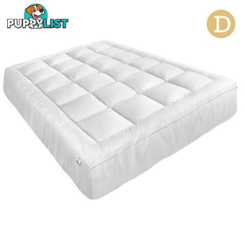 Pillowtop Mattress Topper Memory Resistant Protector Pad Cover Double