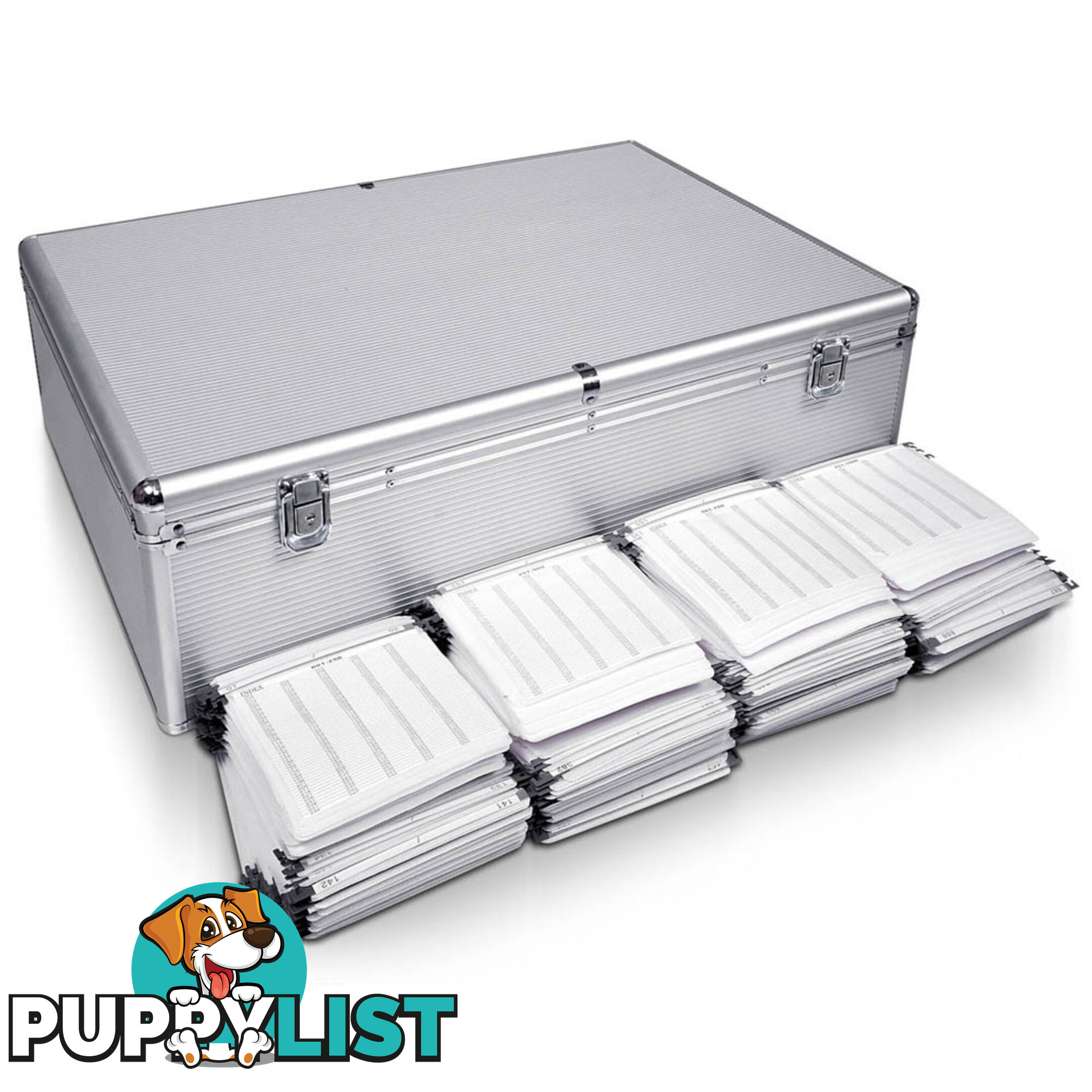 Aluminium CD DVD Bluray Storage Case Box 1000 Discs SL