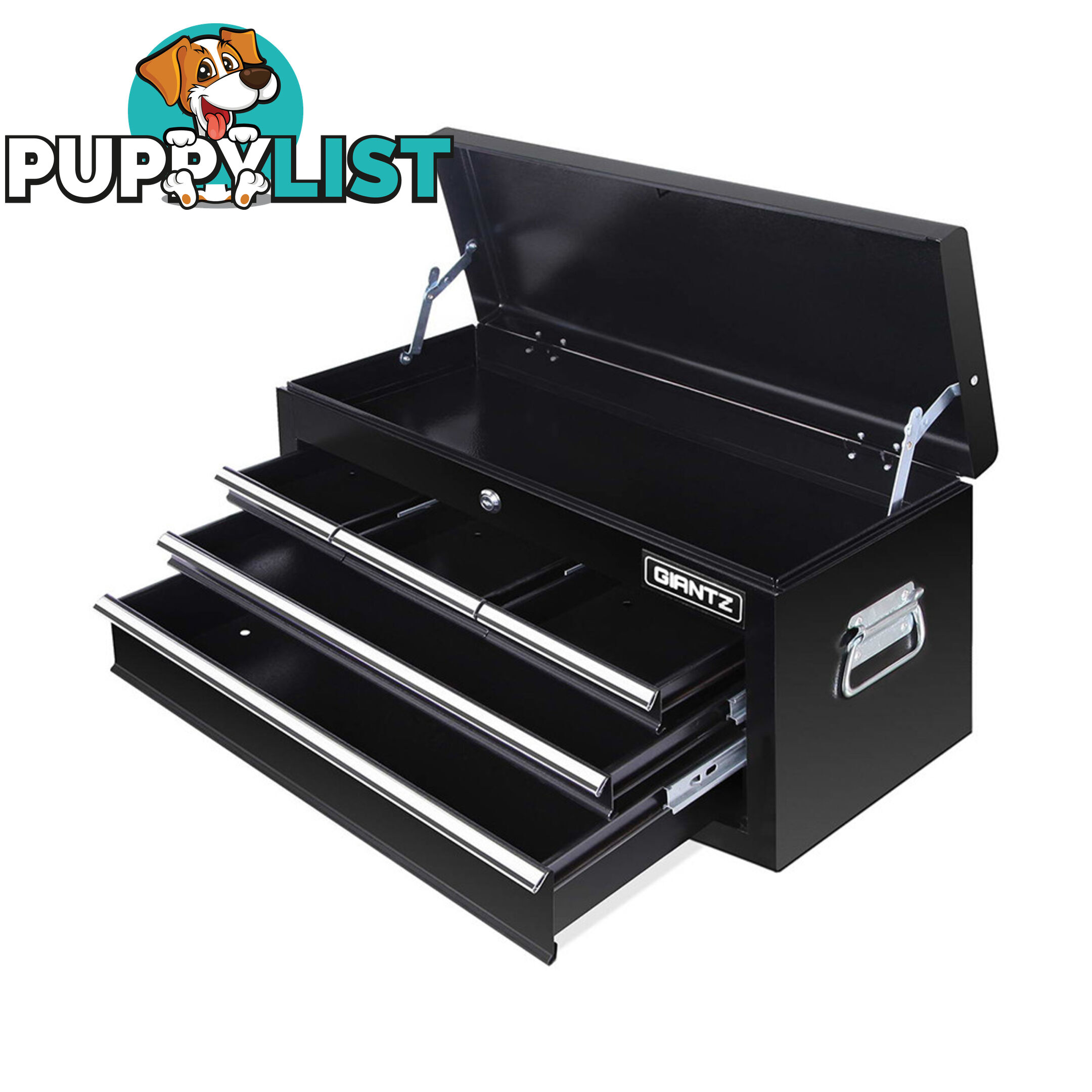 7 Drawer Toolbox  Black