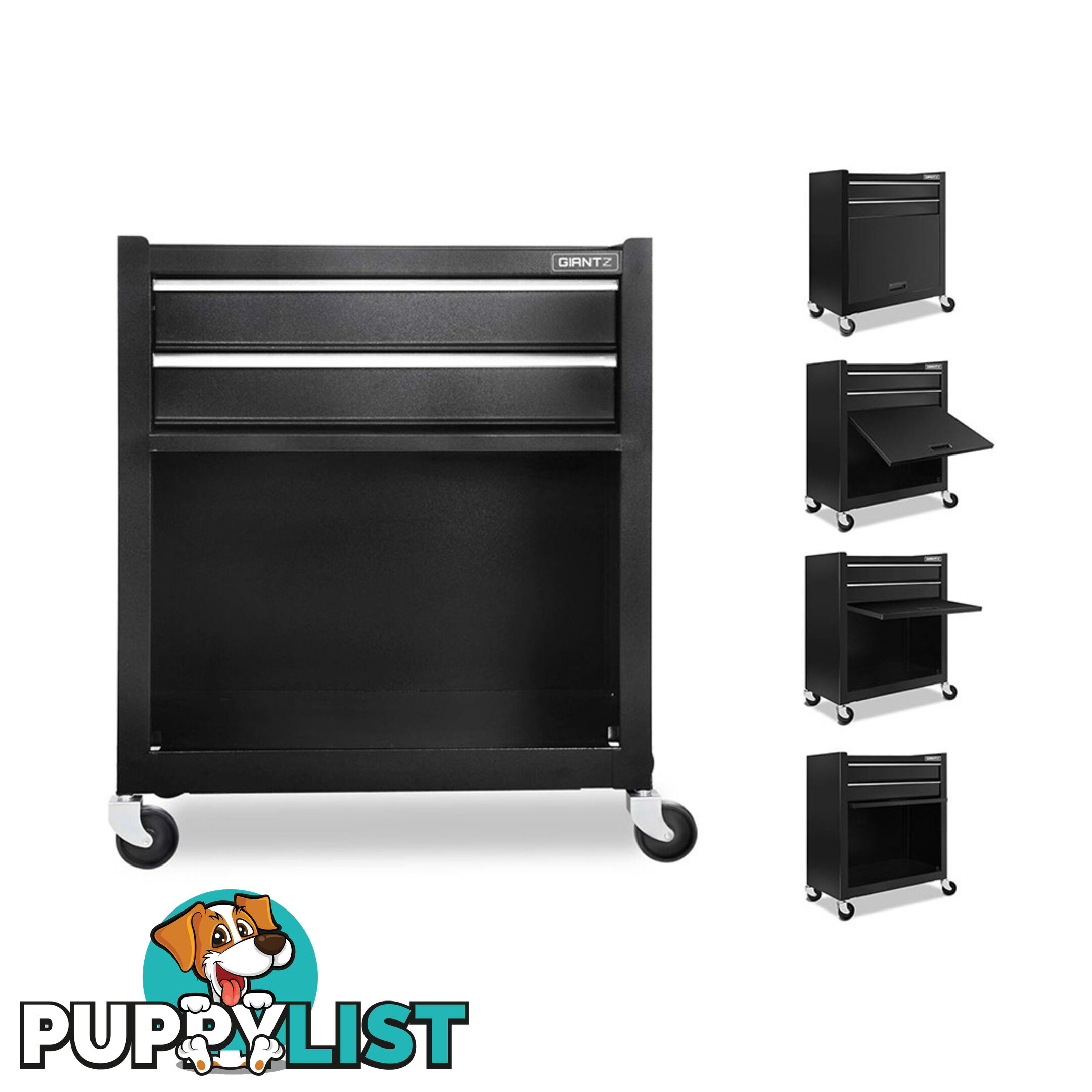 7 Drawer Toolbox  Black