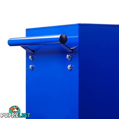 5 Drawers Roller Toolbox Cabinet  Blue