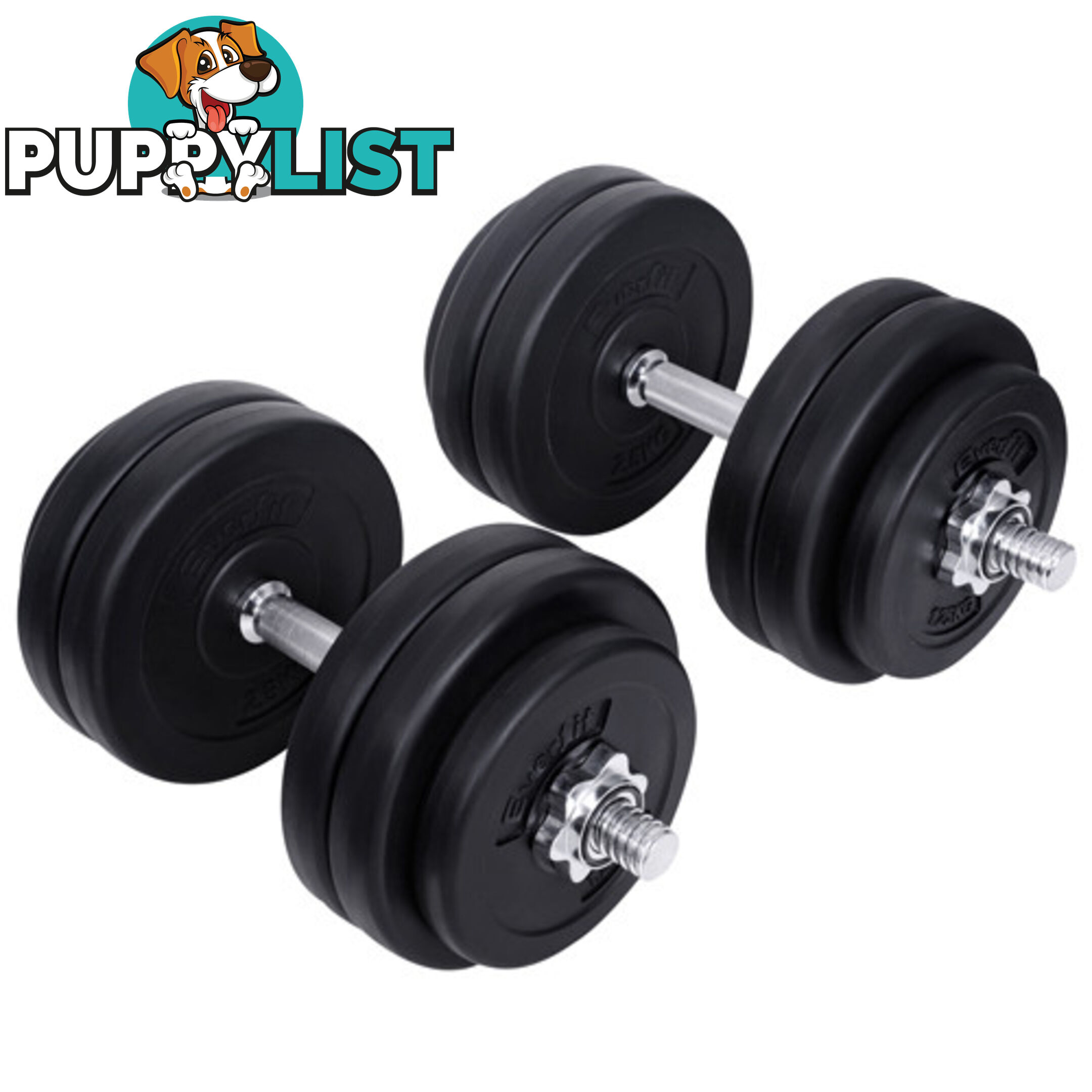 Everfit Home Gym Fitness 30kg Dumbbell Set