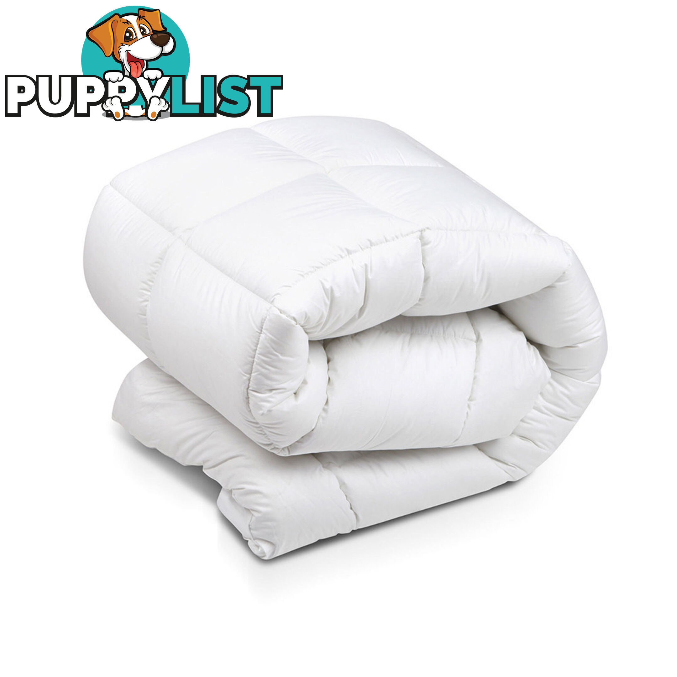 Duck Feather & Down Pillowtop Matress Topper - Double