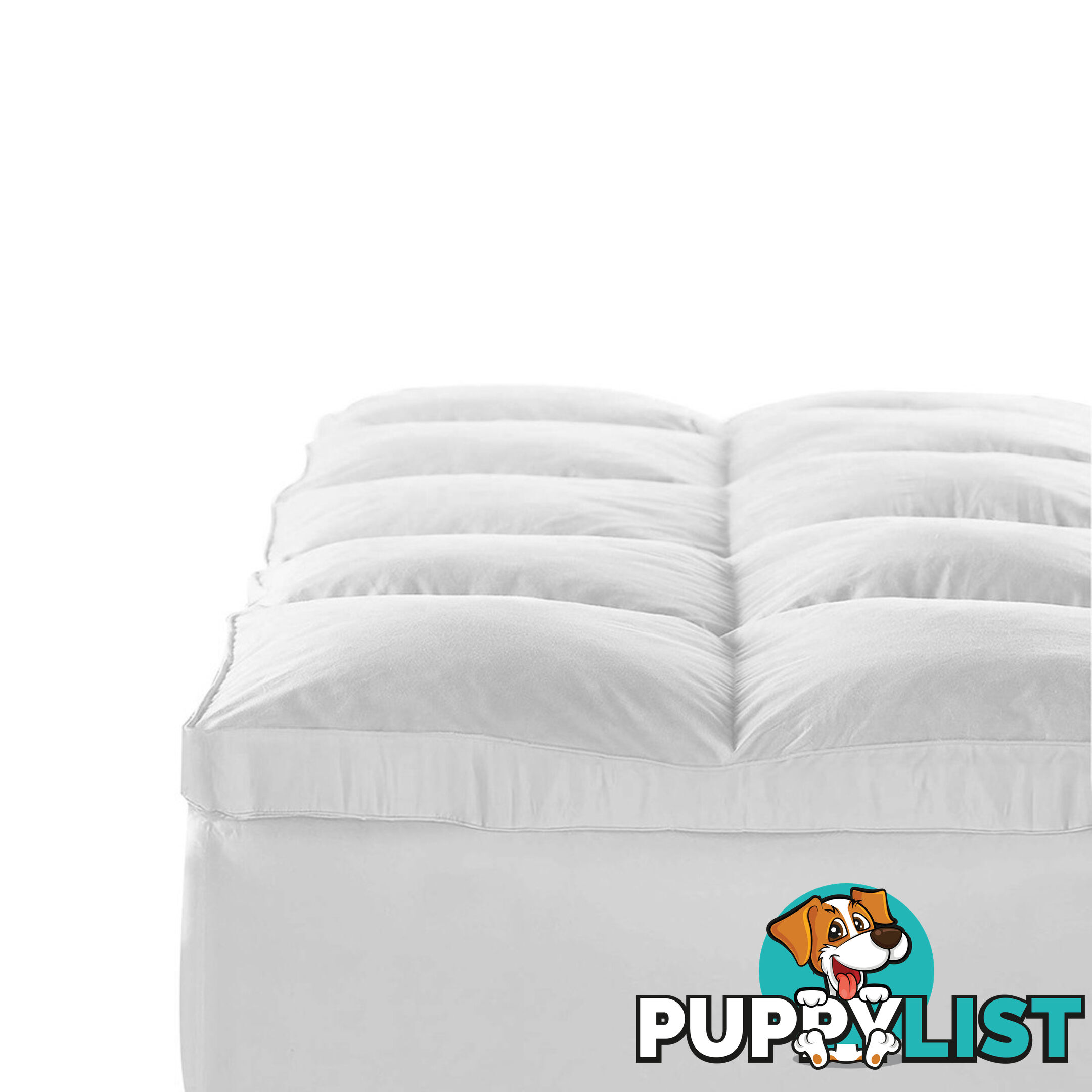 Duck Feather & Down Pillowtop Matress Topper - Double