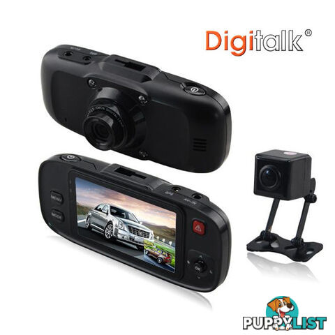 Dual Camera In-Car Digital Video Recorder (DVR)