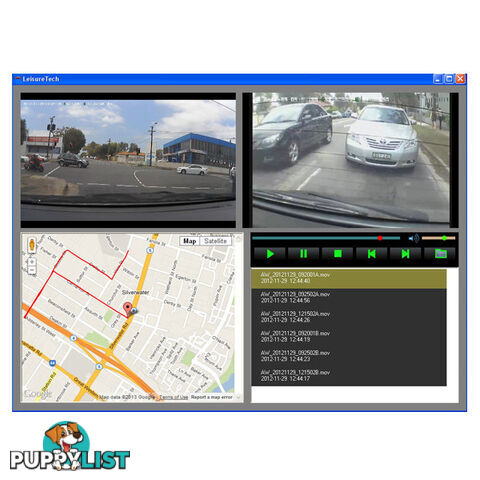 Dual Camera In-Car Digital Video Recorder (DVR)