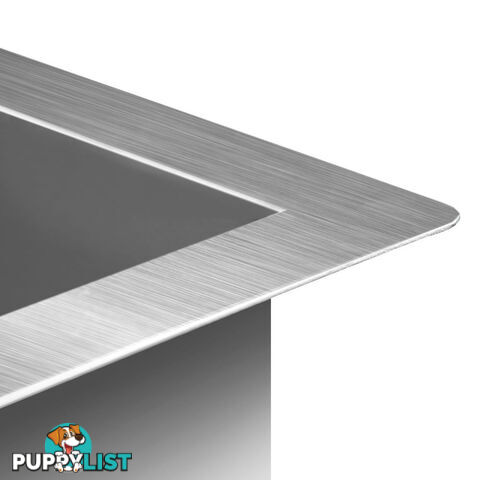 Stainless Steel Kitchen/Laundry Sink w/ Strainer Waste 960x450mm