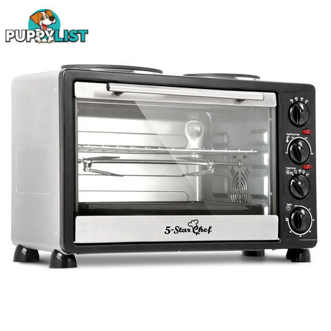 34L Benchtop Convection Oven with Twin Hot Plate