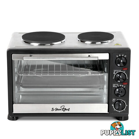 34L Benchtop Convection Oven with Twin Hot Plate