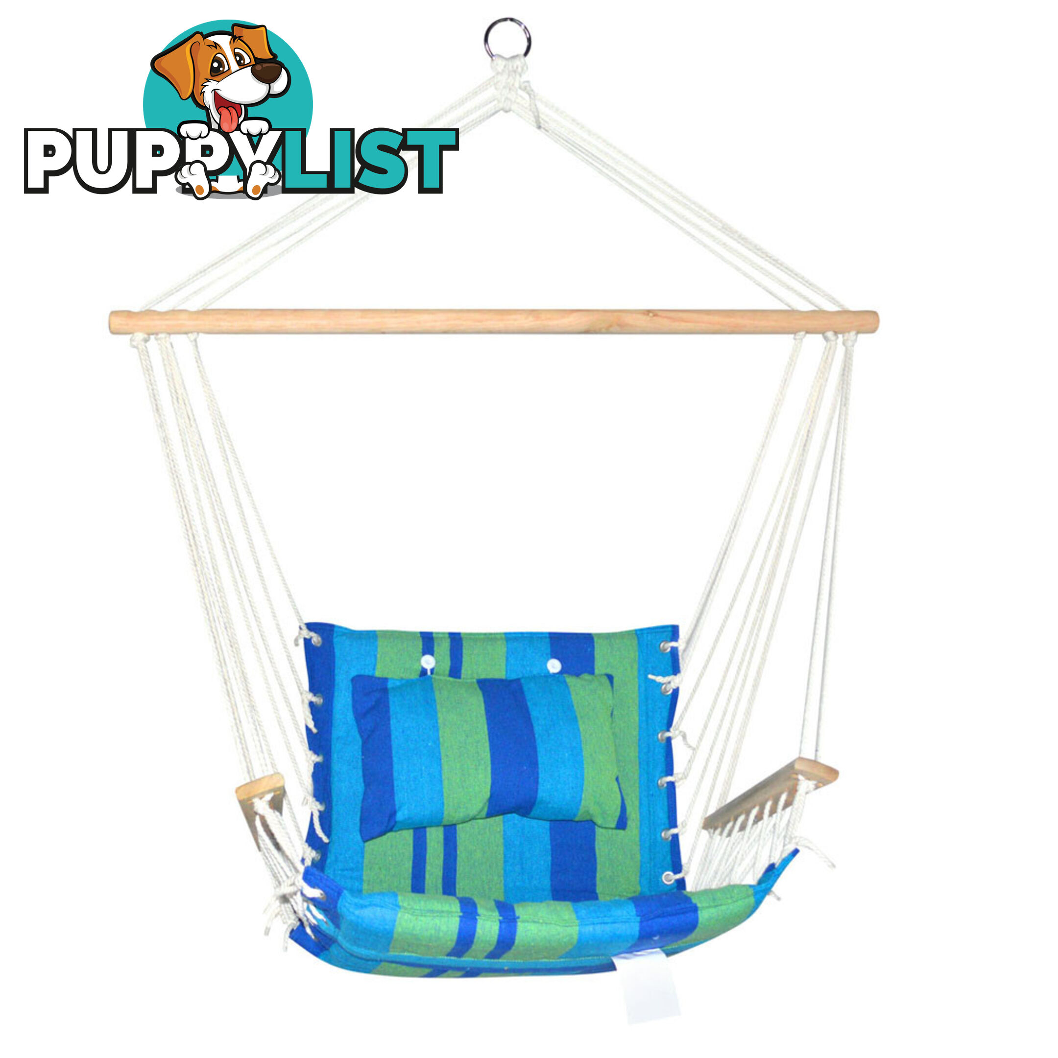 Hammock Swing Chair Blue Green