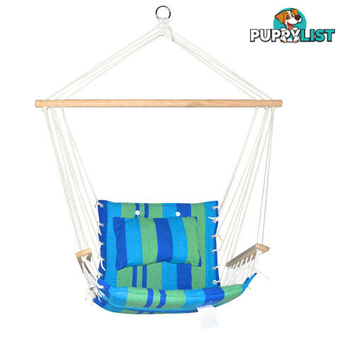 Hammock Swing Chair Blue Green