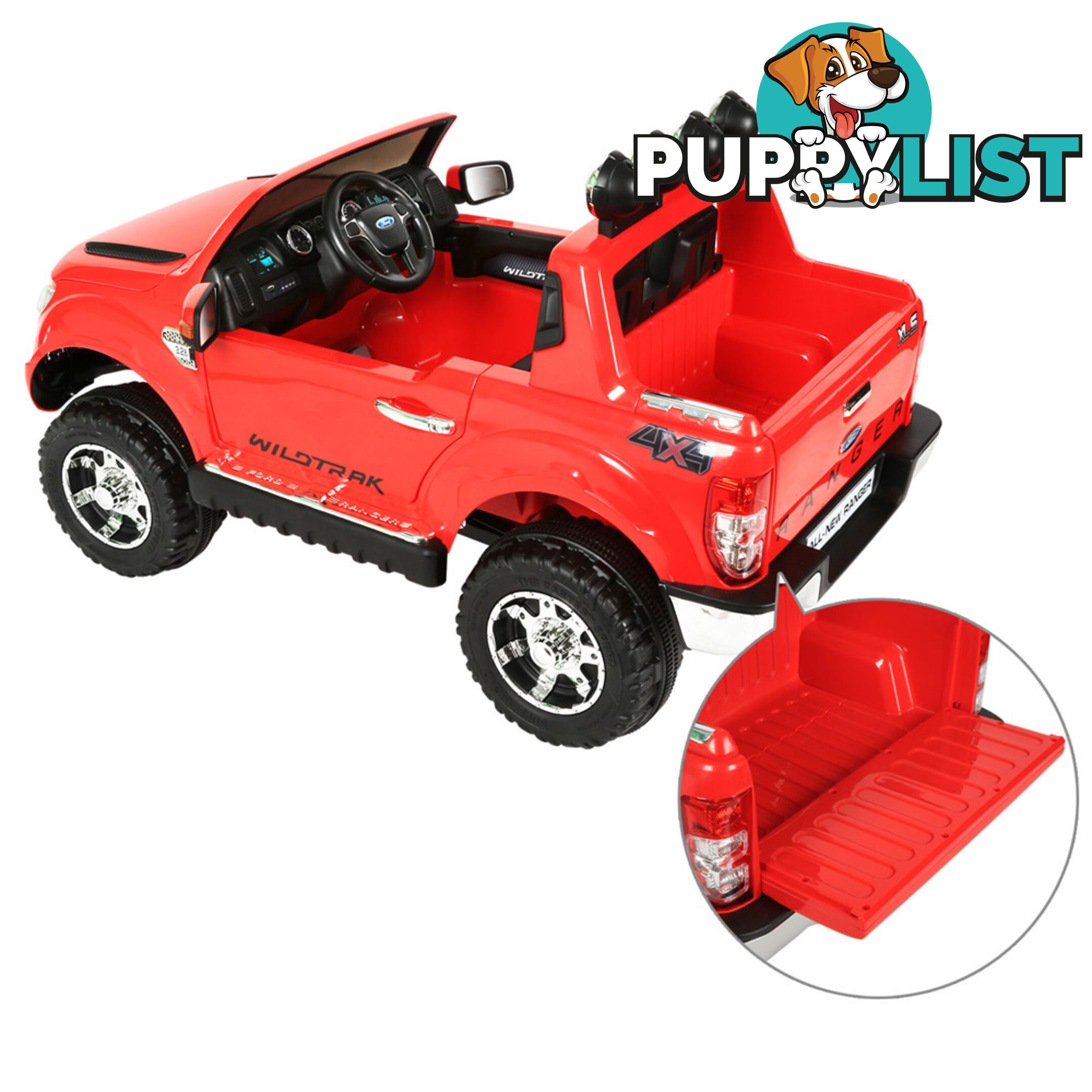 Kids Ride on Car w/ Remote Control Red