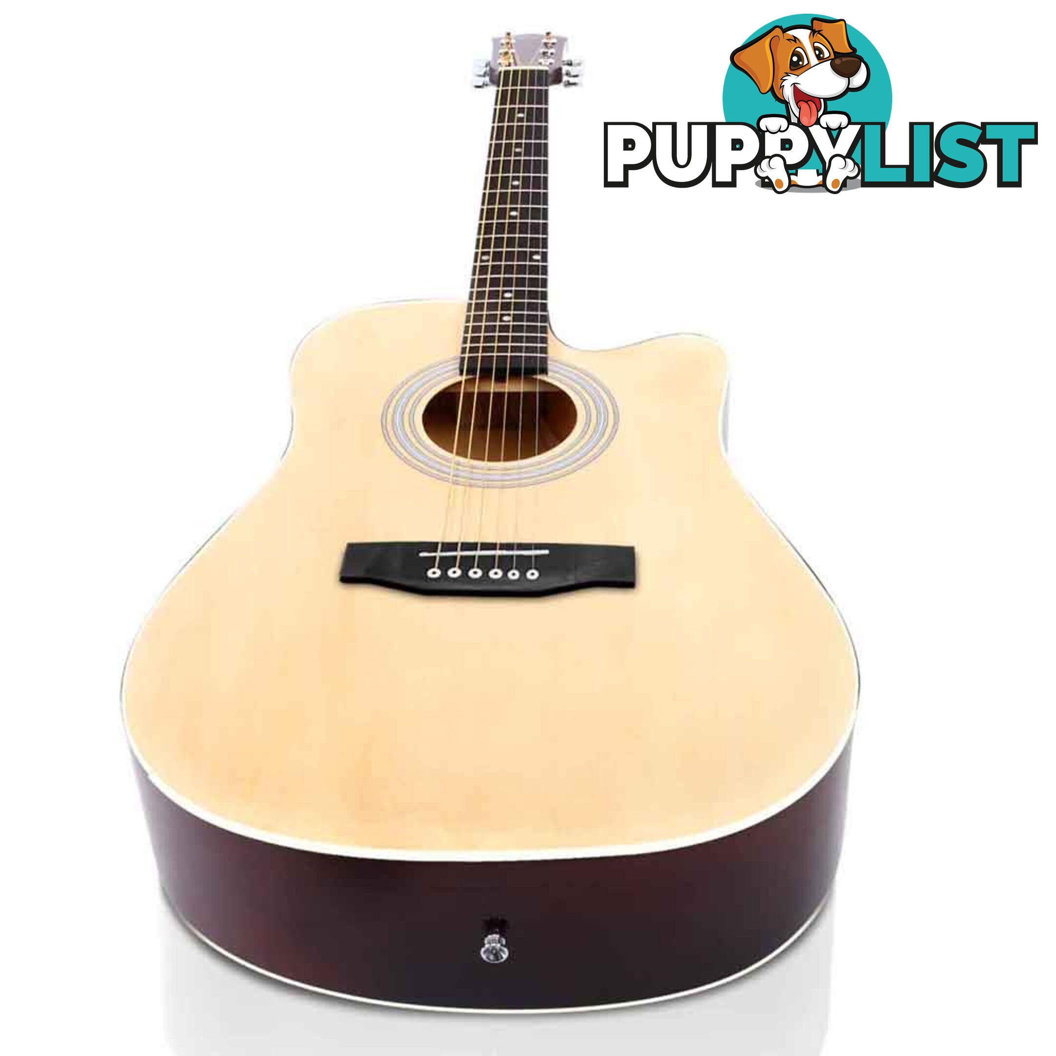 41 Steel-Stringed Acoustic Guitar Natural