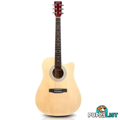 41 Steel-Stringed Acoustic Guitar Natural