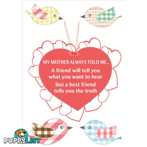 Medium Size My Mother Told Me Wall Sticker Quotes - Totally Movable