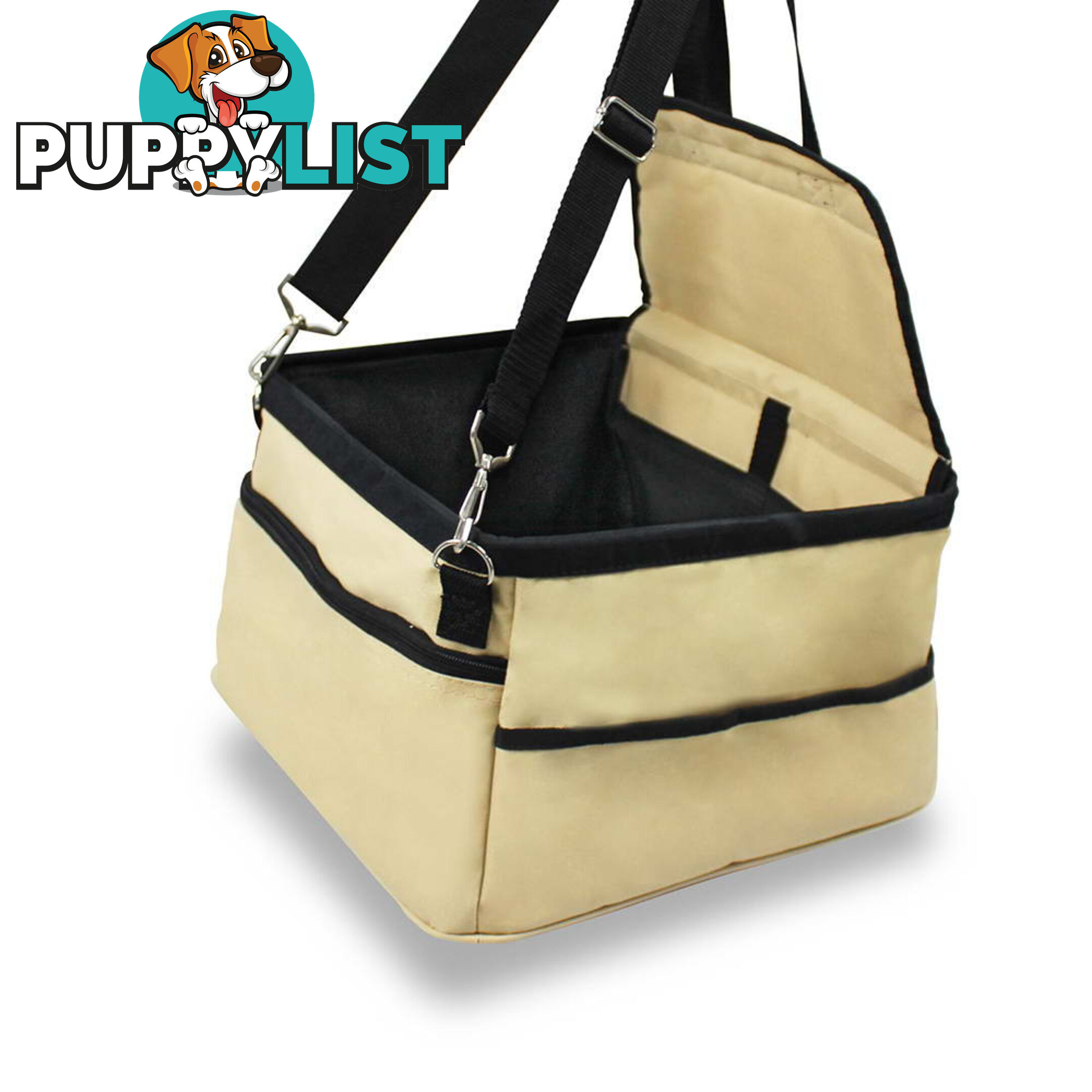 Pet Car Carrier  Beige