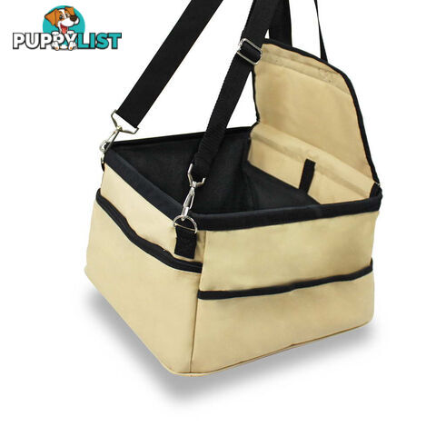 Pet Car Carrier  Beige