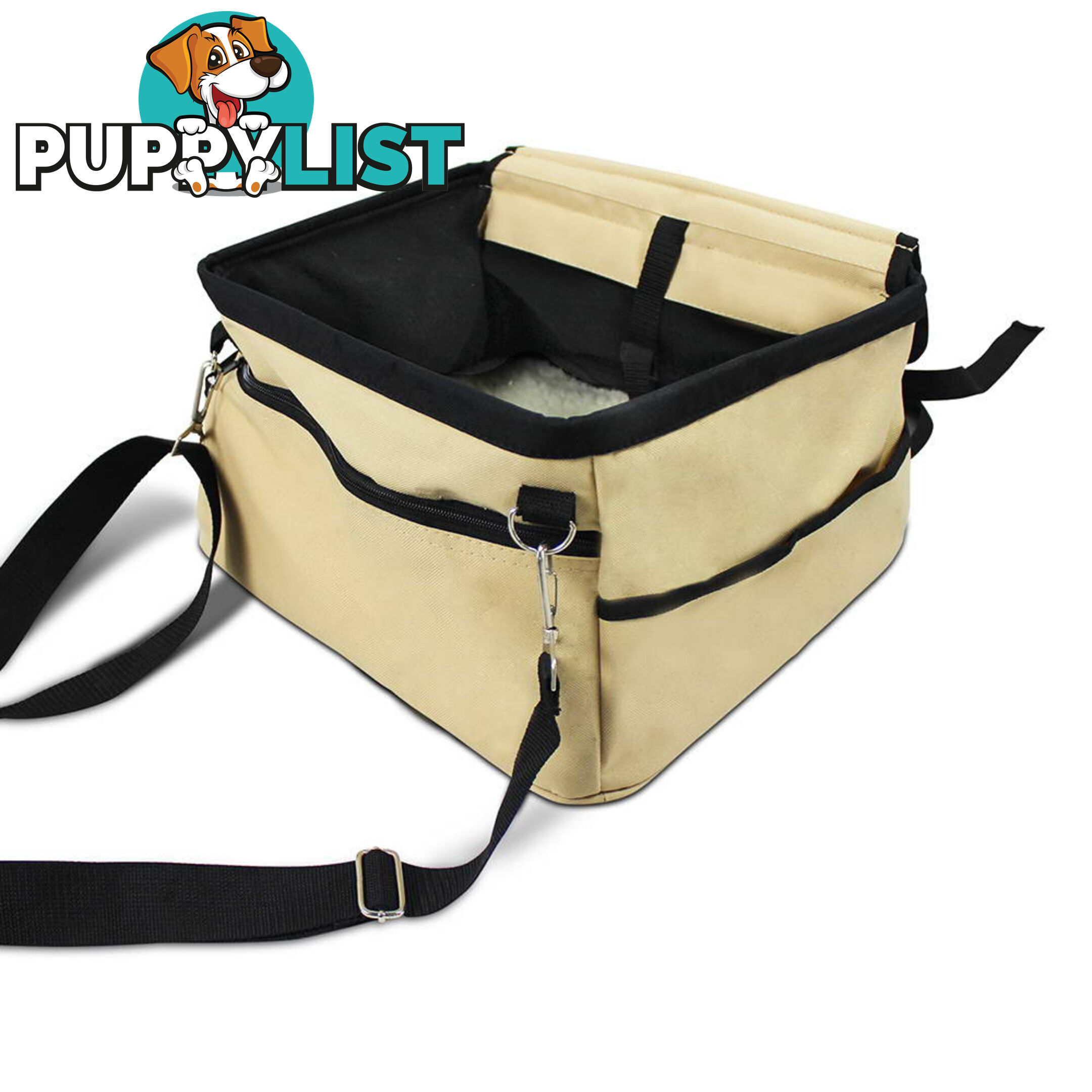 Pet Car Carrier  Beige