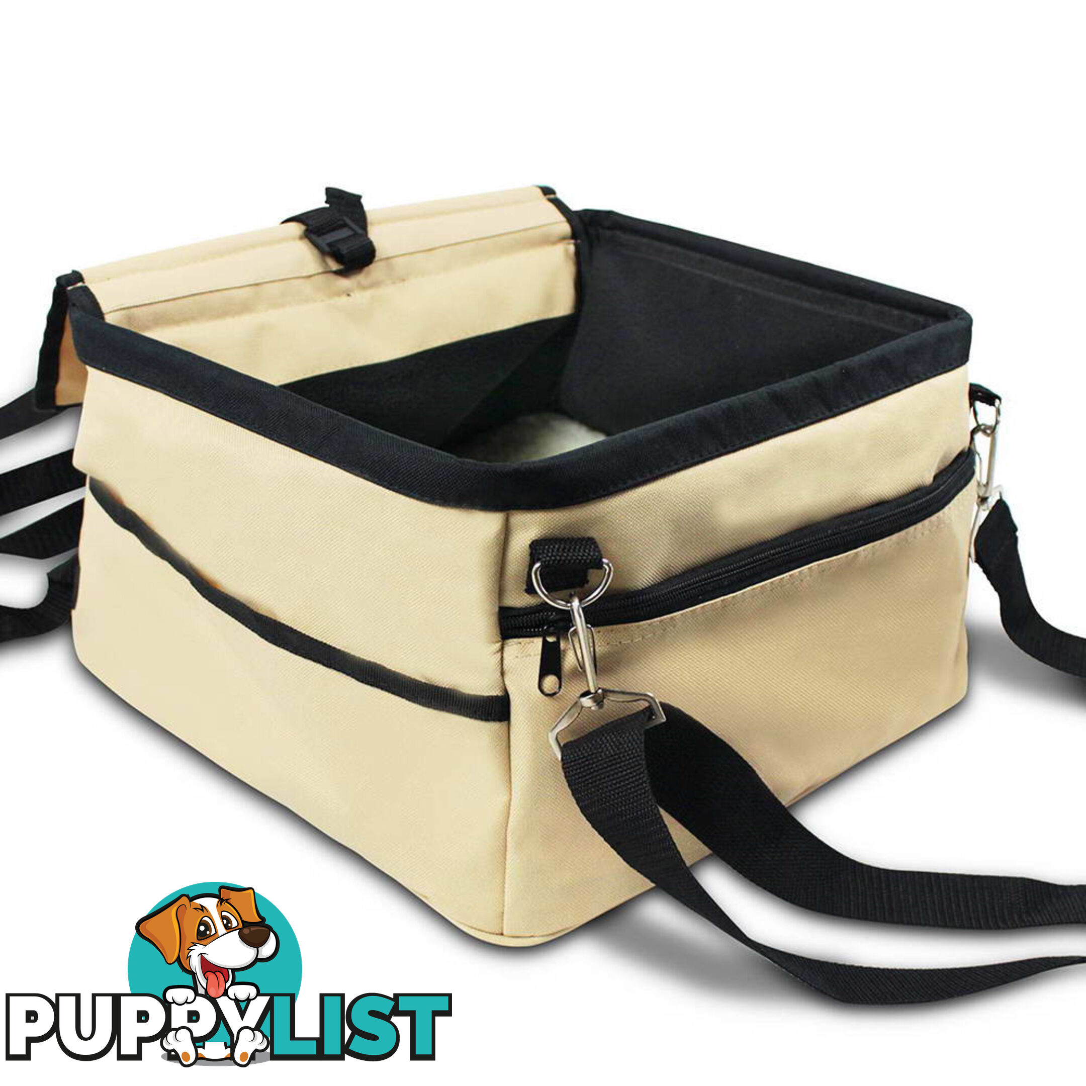 Pet Car Carrier  Beige