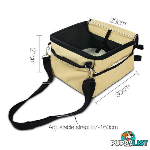 Pet Car Carrier  Beige