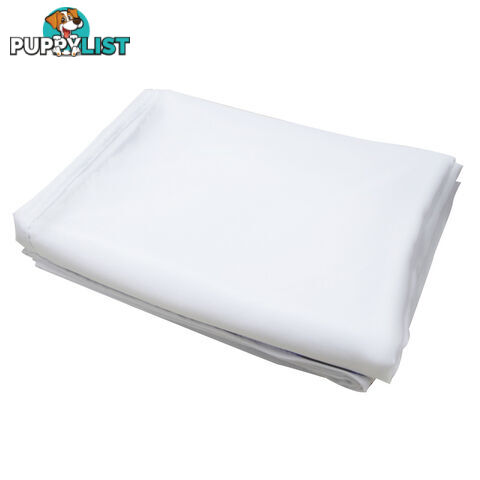 6 Pcs Wedding Table Cloth Rectangle 259cm White