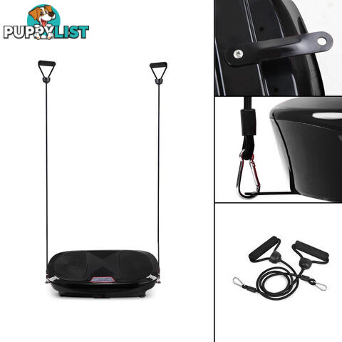 1200W Double Motor & 3D Shake Vibration Exercise Platform - Black