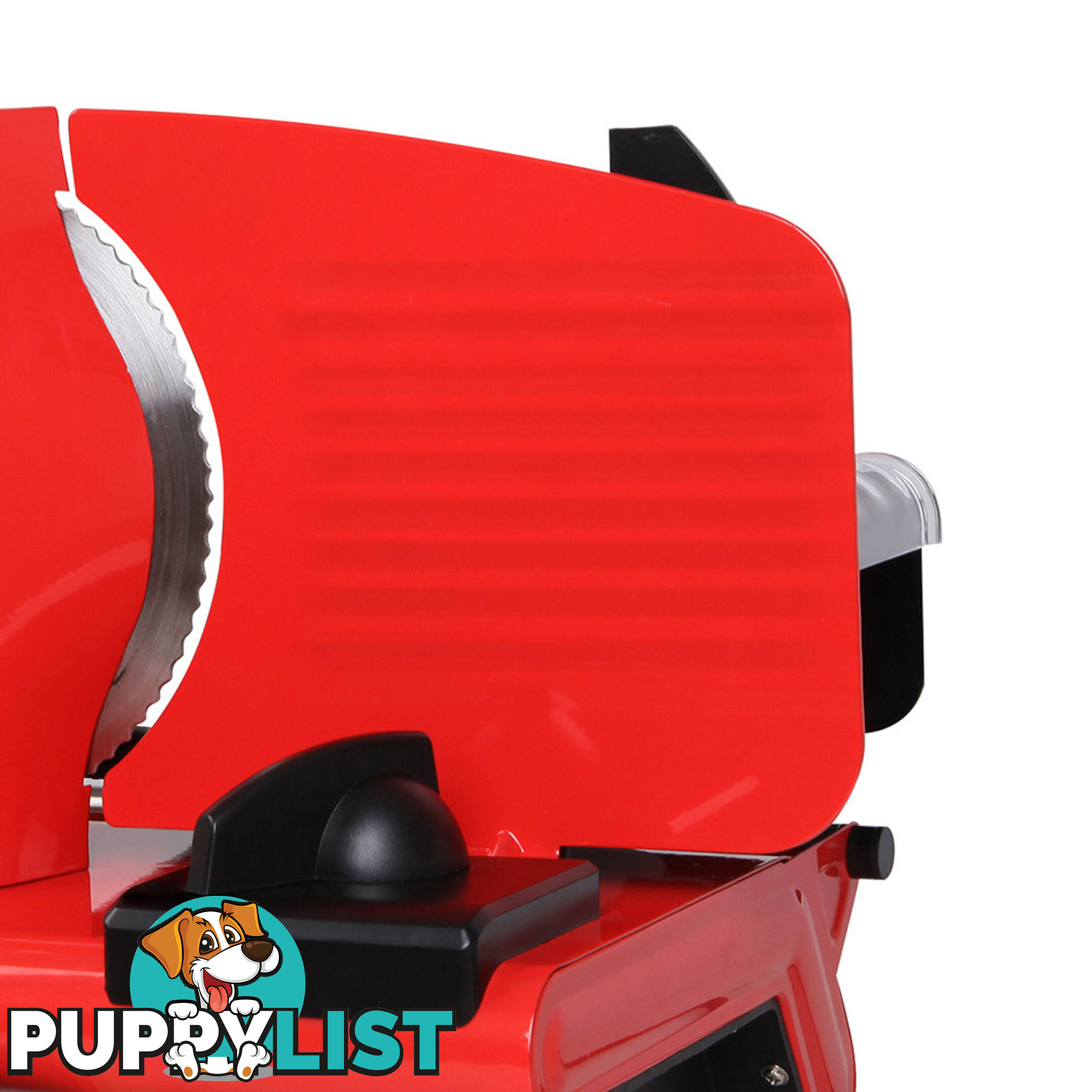 150W  Meat Slicer with Stainless Steel Blade - Red