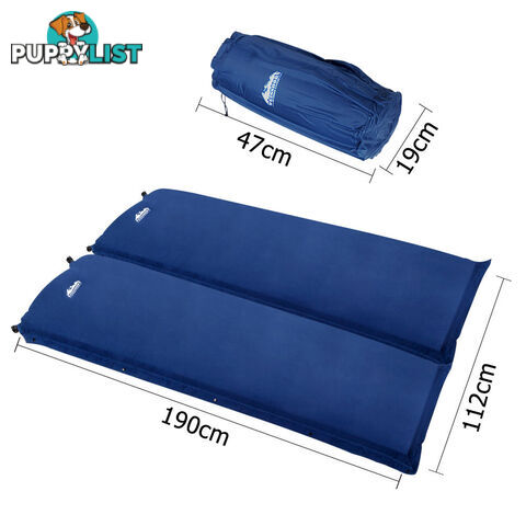 Self inflating Mattress Single 10cm Blue