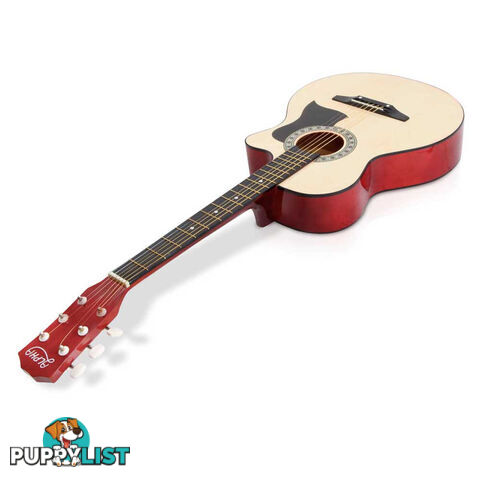 38 Inch Wooden Acoustic Guitar Natural