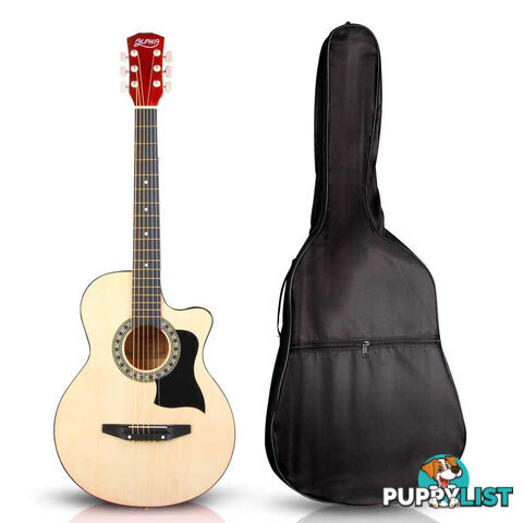 38 Inch Wooden Acoustic Guitar Natural