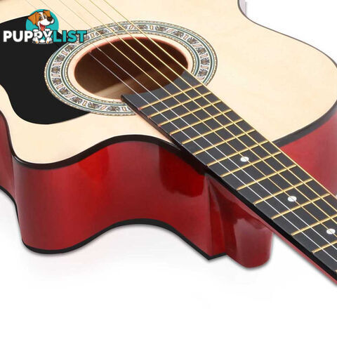 38 Inch Wooden Acoustic Guitar Natural