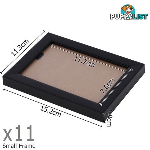 23 pcs Photo Frames Set Wall Black