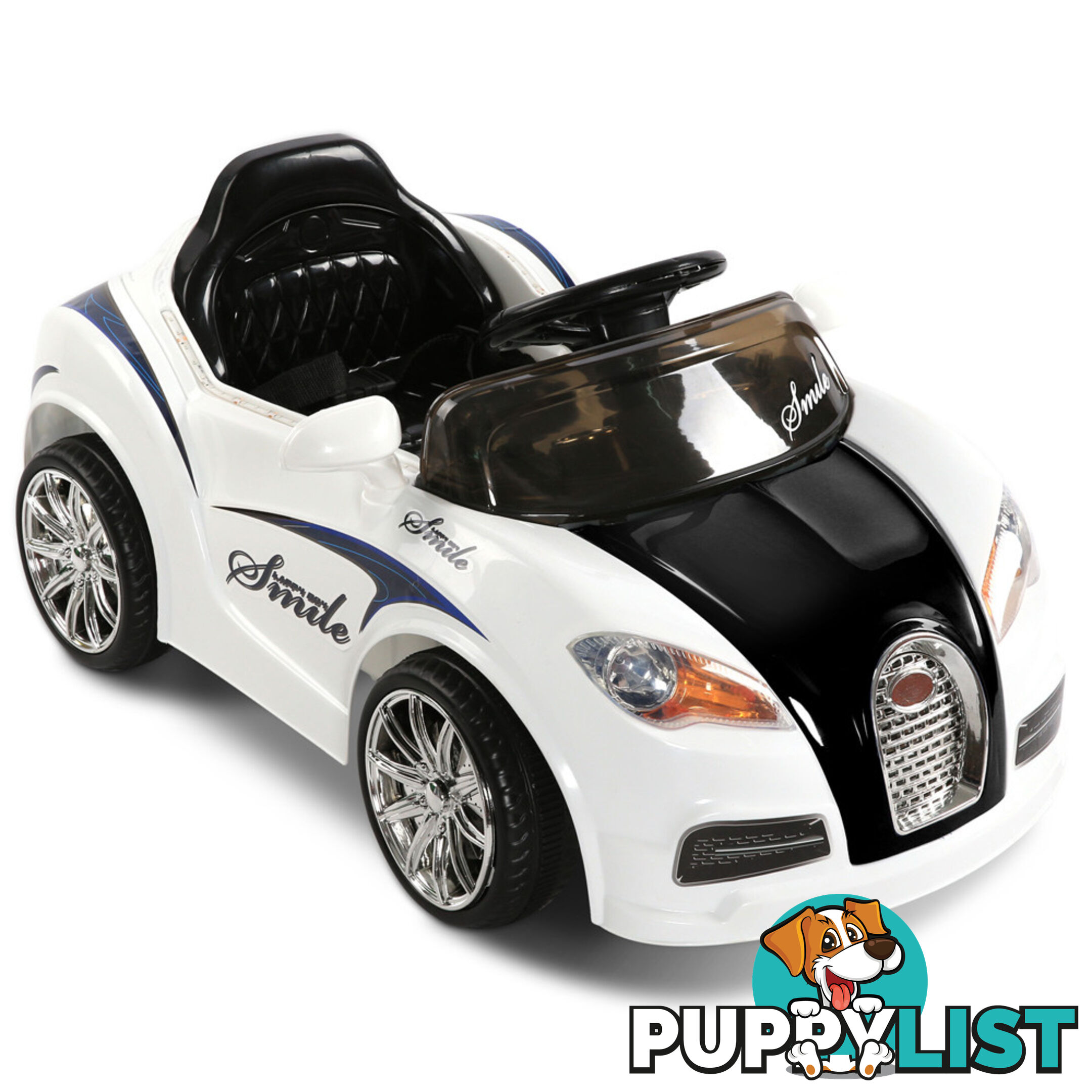 Kids Ride on Car with Remote Control White