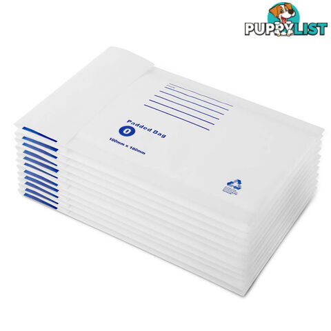 Bubble Padded Mail Envelopes 200pcs 100mm x 180mm