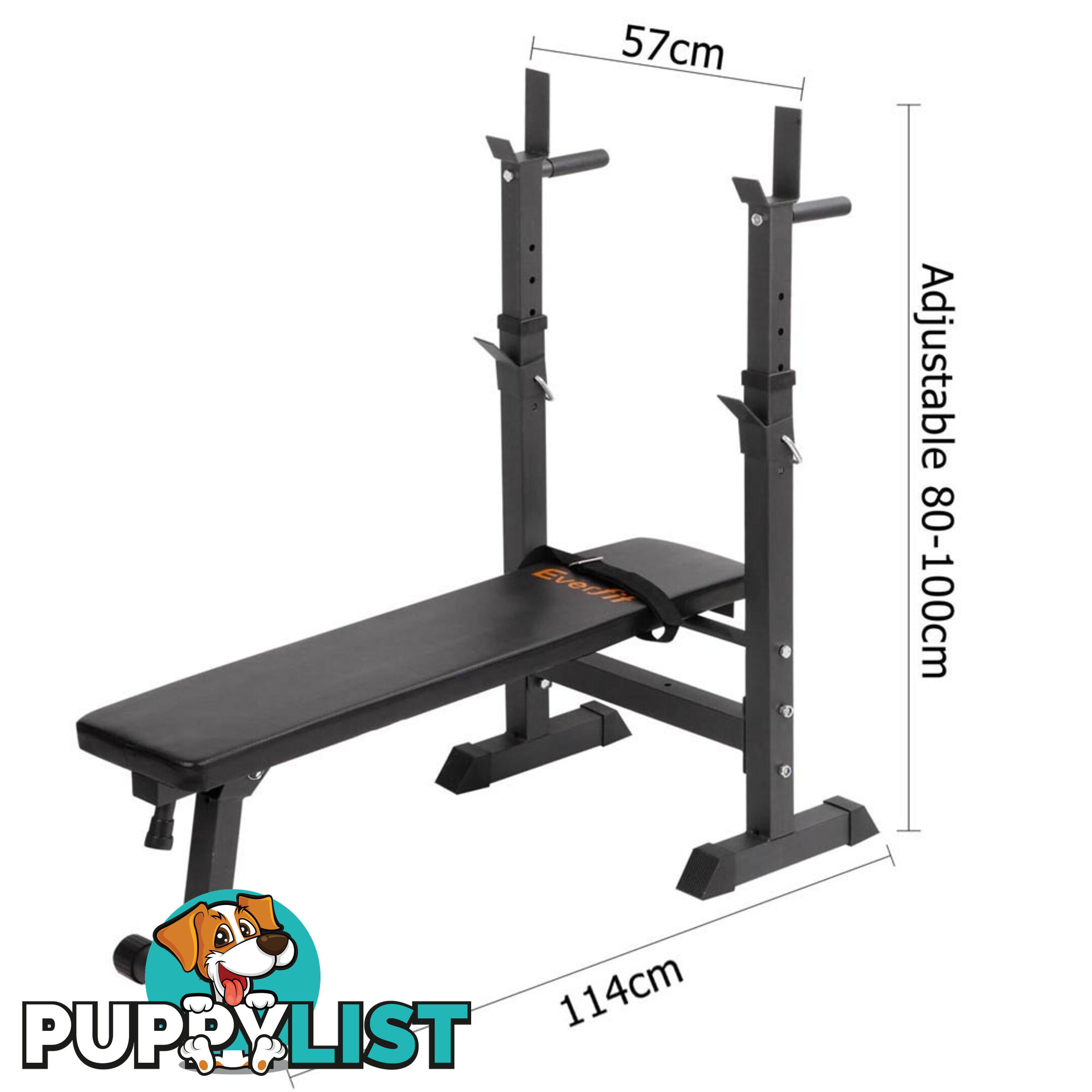 Foldable Fitness Weight Bench 330lbs