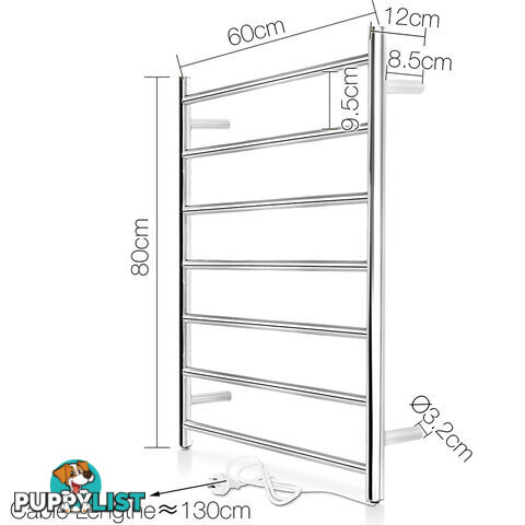 Electric Heated Towel Rail - Medium