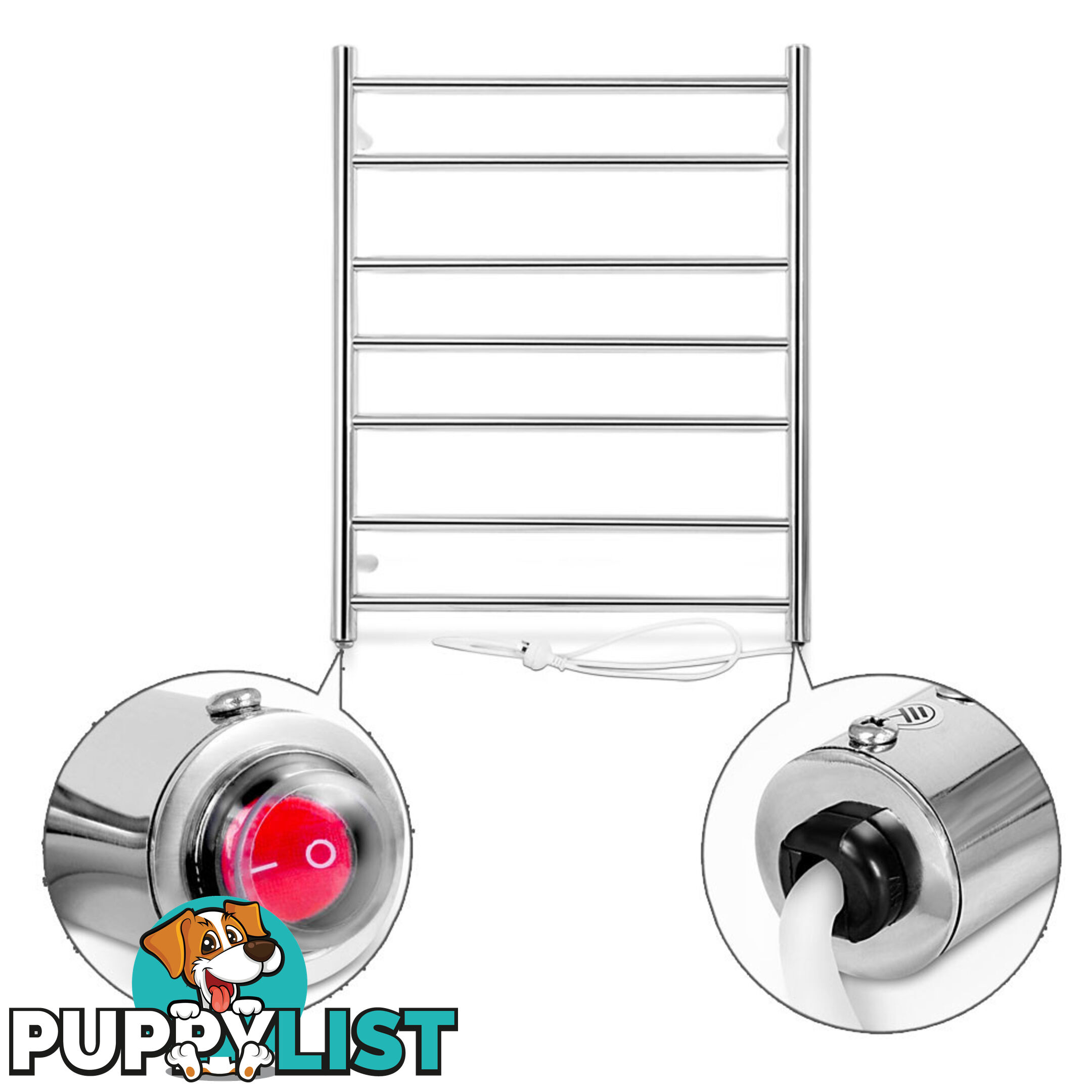 Electric Heated Towel Rail - Medium