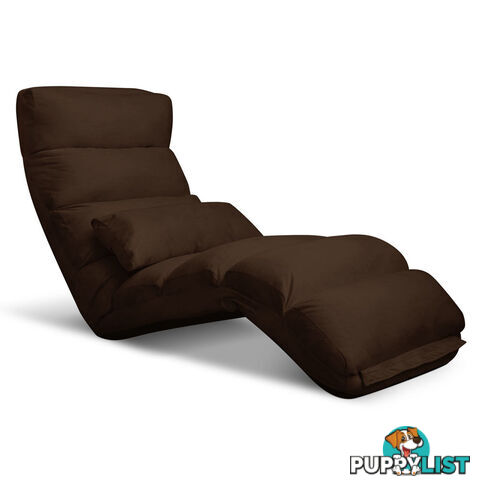 Lounge Sofa Chair - 75 Adjustable Angles  Brown