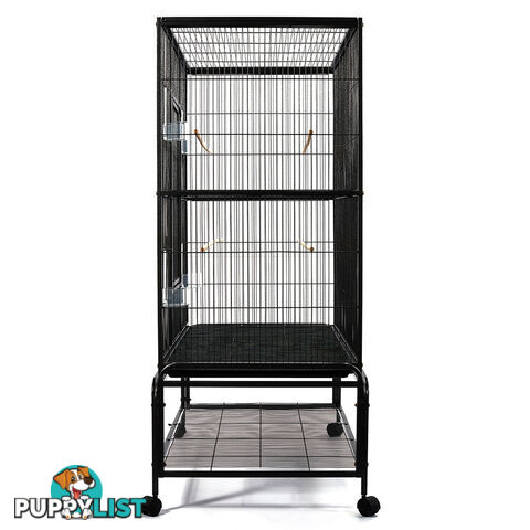 Pet Bird Cage Black Large - 140CM