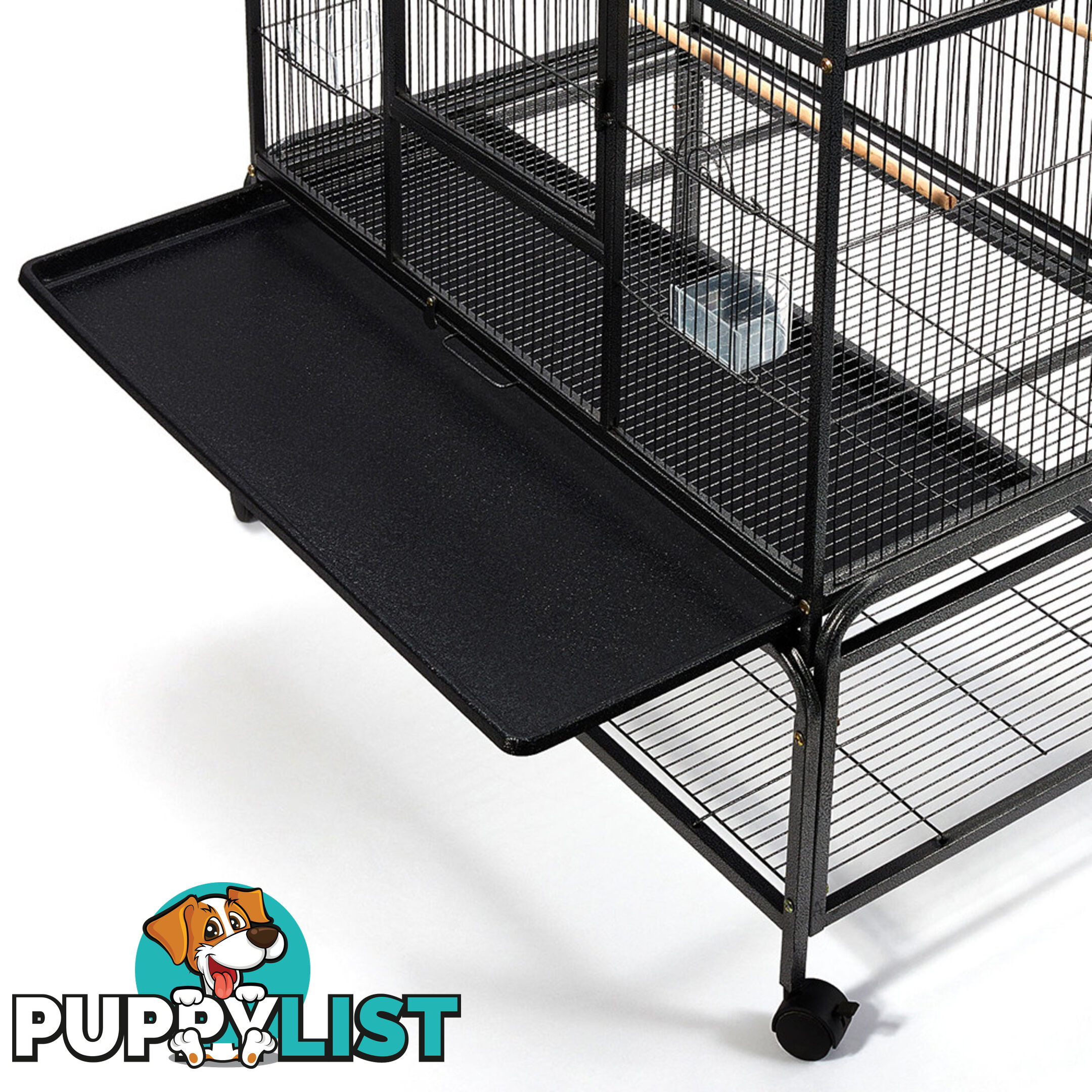 Pet Bird Cage Black Large - 140CM