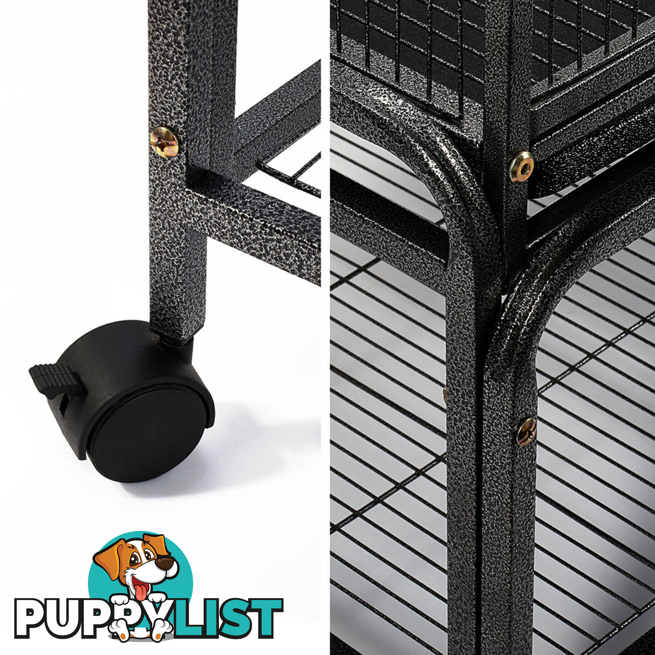 Pet Bird Cage Black Large - 140CM