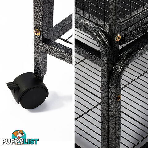 Pet Bird Cage Black Large - 140CM