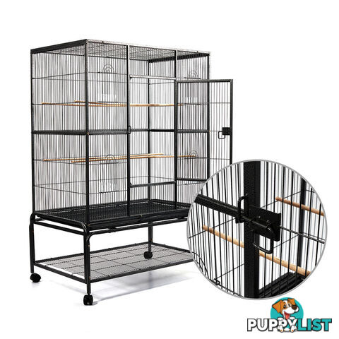 Pet Bird Cage Black Large - 140CM