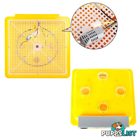 Automatic 112 Egg Incubator Yellow