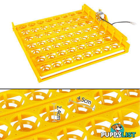 Automatic 112 Egg Incubator Yellow