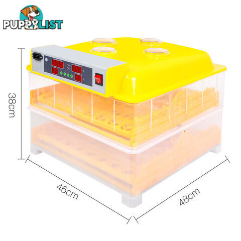 Automatic 112 Egg Incubator Yellow